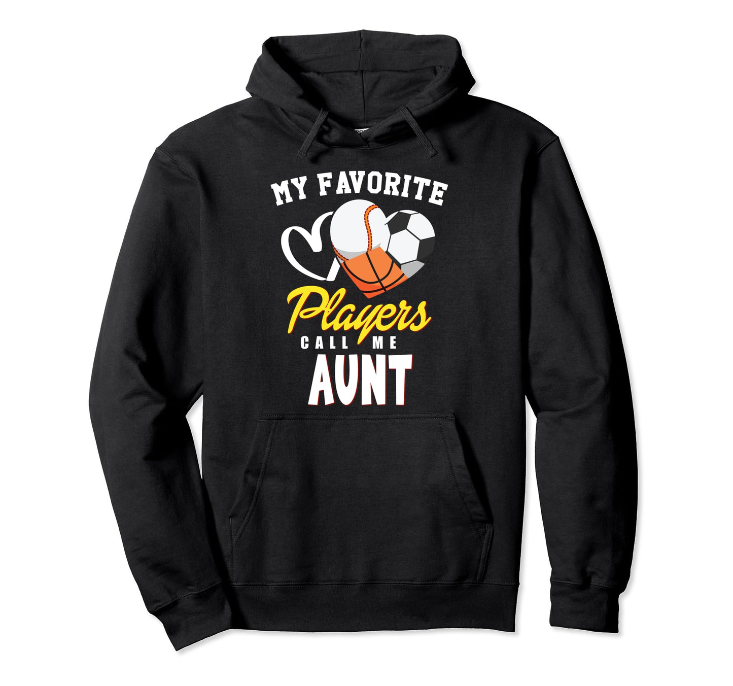 My Favorite Players Baseball Soccer Hoodie - Trendy Graphic for Adults - T-Shirt, Sweatshirt, Hoodie