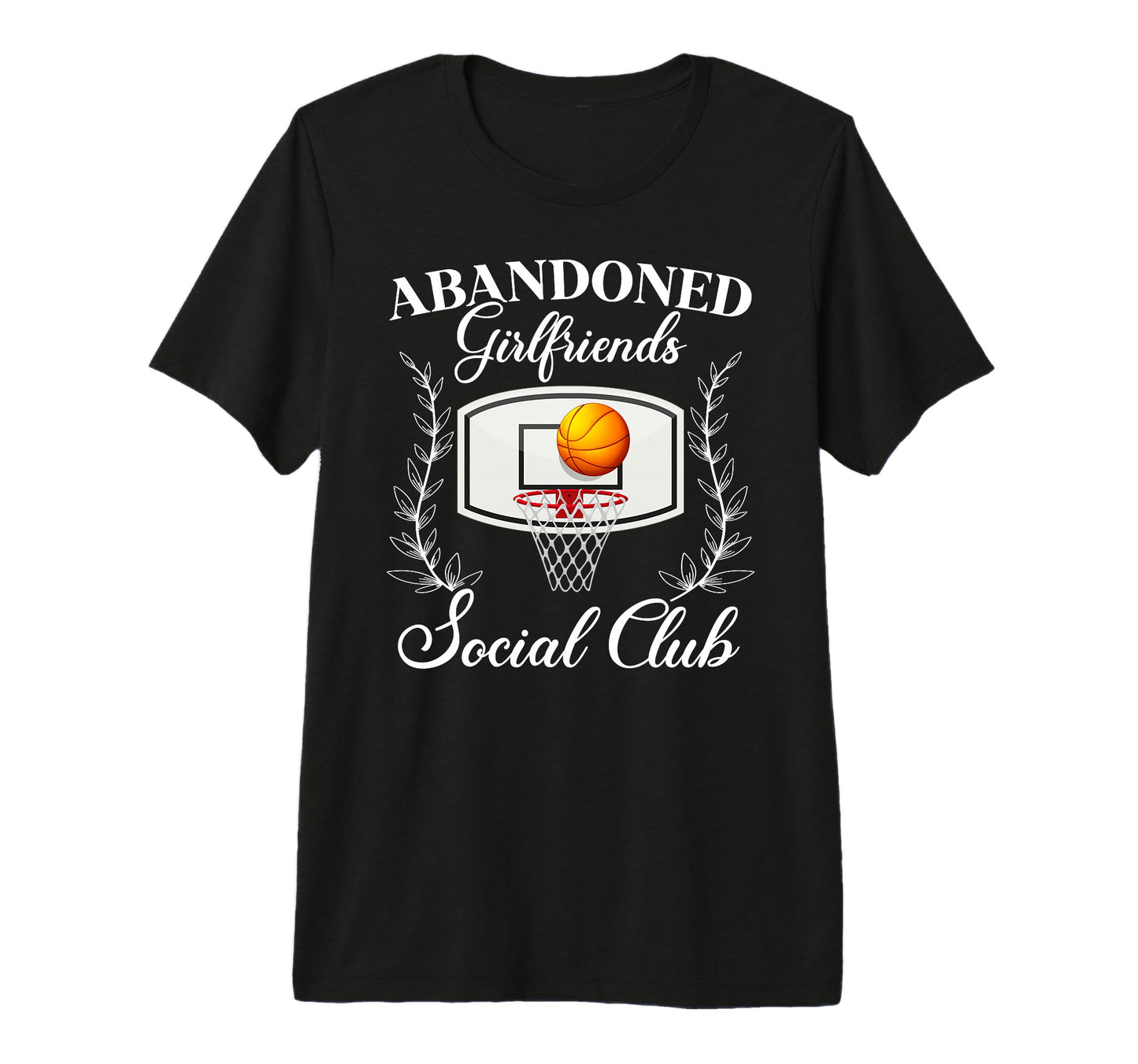 Abandoned Basketball Girlfriend T-Shirt - Aesthetic Graphic for Adults - T-Shirt, Sweatshirt, Hoodie