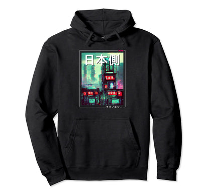 Cyberpunks Tokyo Indie Lofi Japan Hoodie - Streetwear Style Unisex - T-Shirt, Sweatshirt, Hoodie