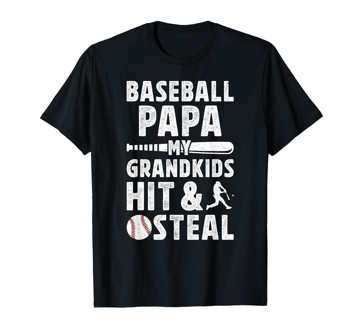 Baseball Papa Funny Grandpa Papa T-Shirt - Minimalist Print for Adults - T-Shirt, Sweatshirt, Hoodie