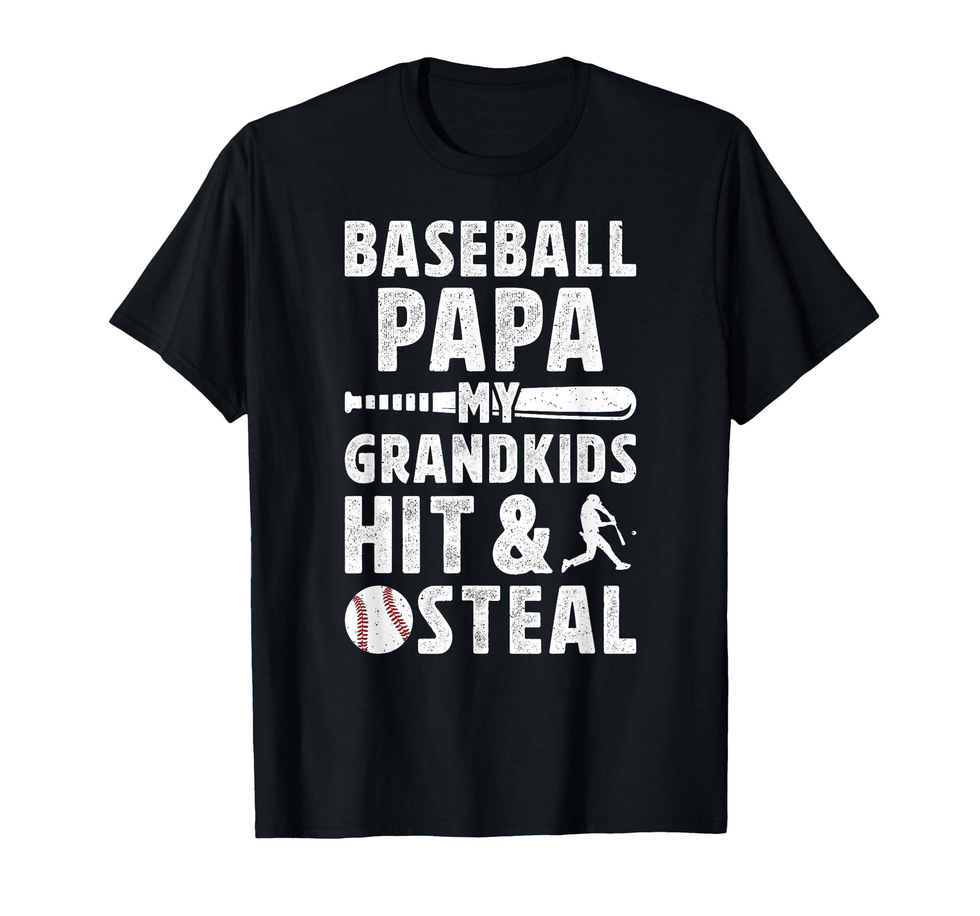 Baseball Papa Funny Grandpa Papa T-Shirt - Minimalist Print for Adults - T-Shirt, Sweatshirt, Hoodie
