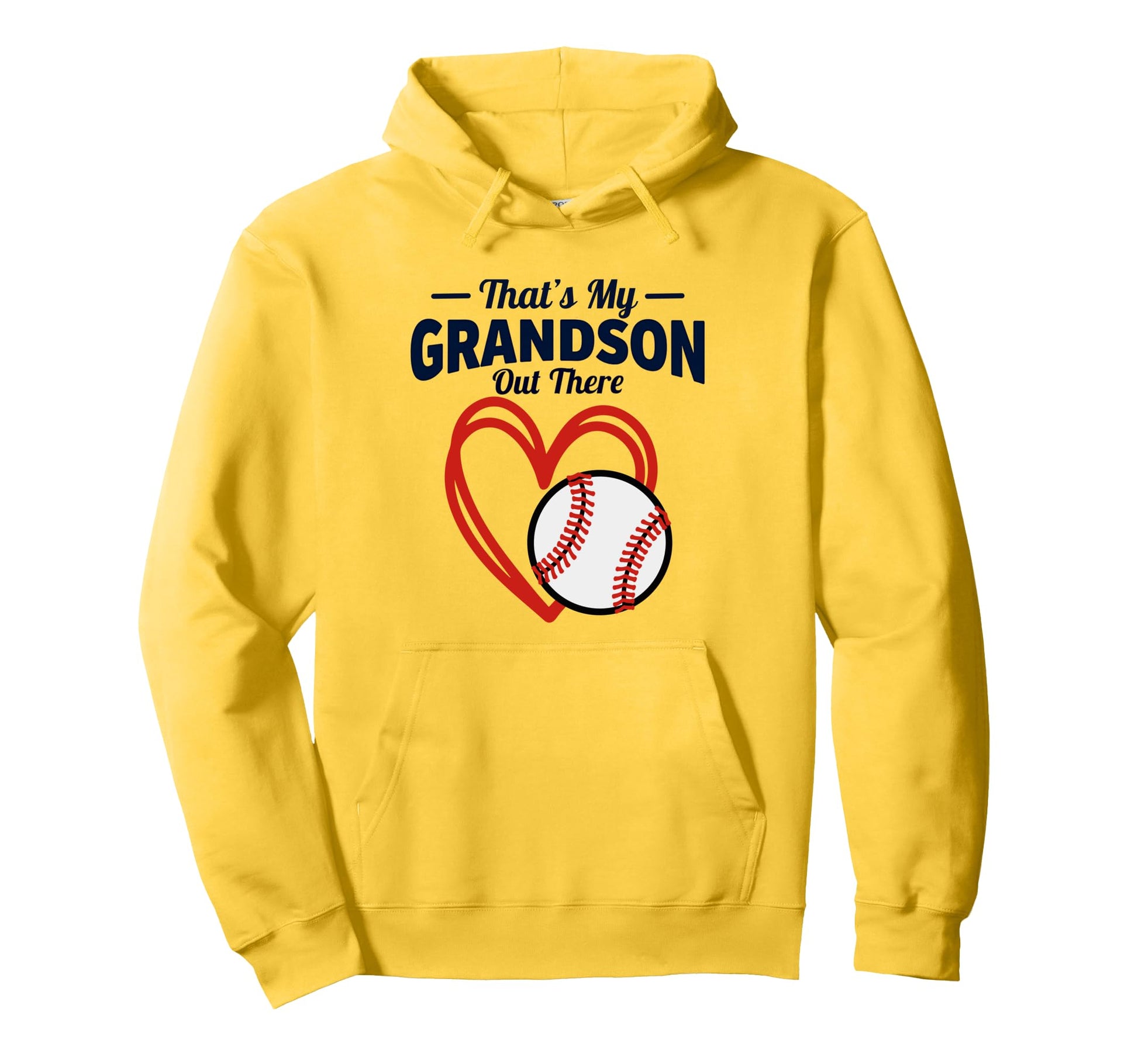 Thats My Grandson Out There Heart Hoodie - Aesthetic Graphic Men Women - T-Shirt, Sweatshirt, Hoodie