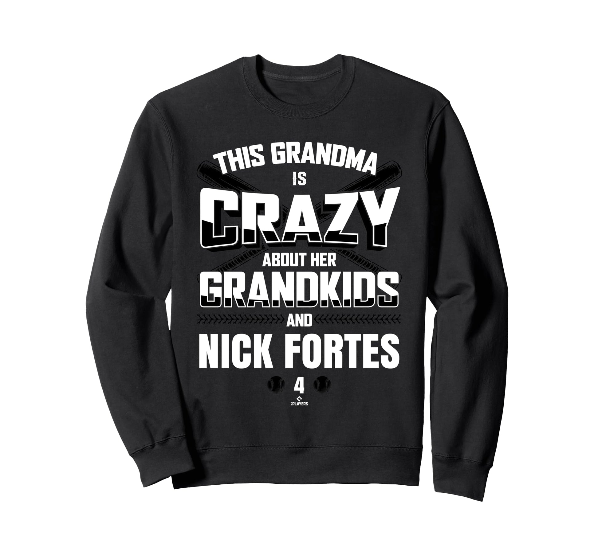 Grandma Crazy Nick Fortes Miami Sweatshirt - Fun Novelty Design for Adults - T-Shirt, Sweatshirt, Hoodie