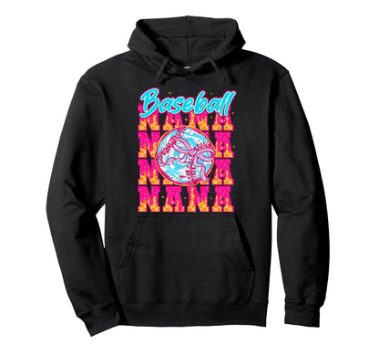 Baseball Drip Nana Ice Cream Drip Hoodie - Fun Novelty Design Men Women - T-Shirt, Sweatshirt, Hoodie