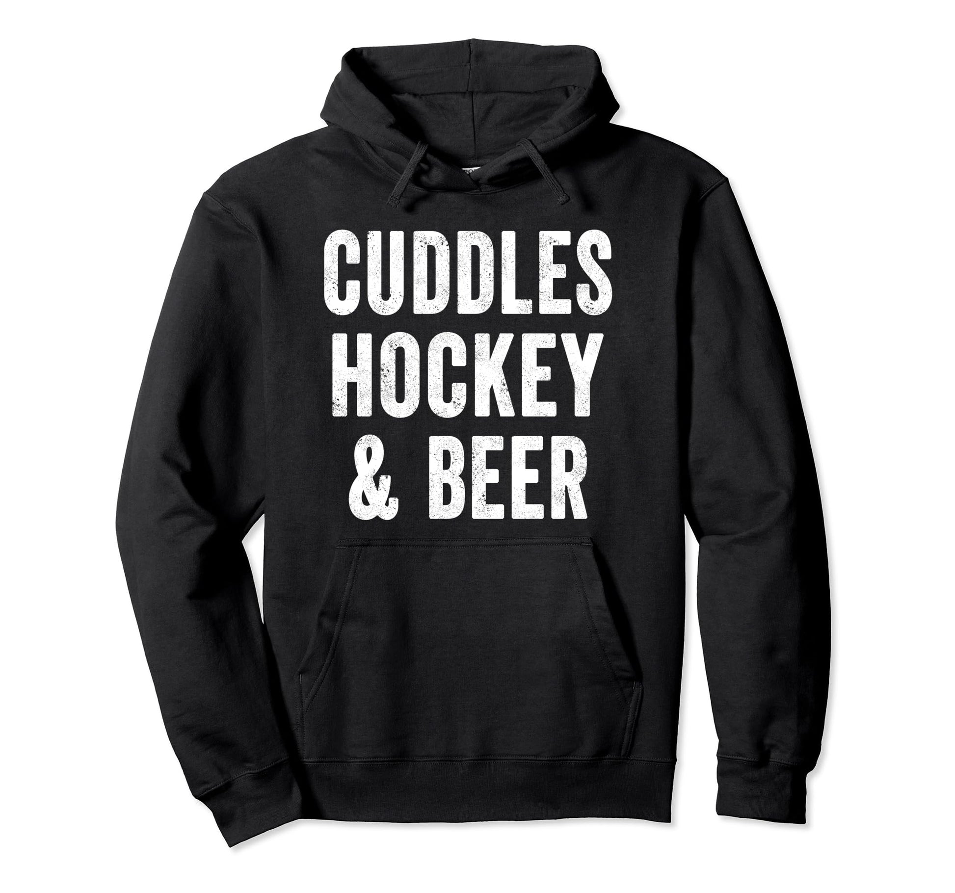 Cuddles Hockey And Beer Gameday Ice Hoodie - Custom Art Print for Adults - T-Shirt, Sweatshirt, Hoodie