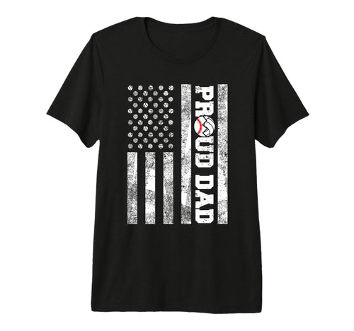 Mens Proud Dad American Flag T-Shirt - Casual Everyday Wear Men Women - T-Shirt, Sweatshirt, Hoodie