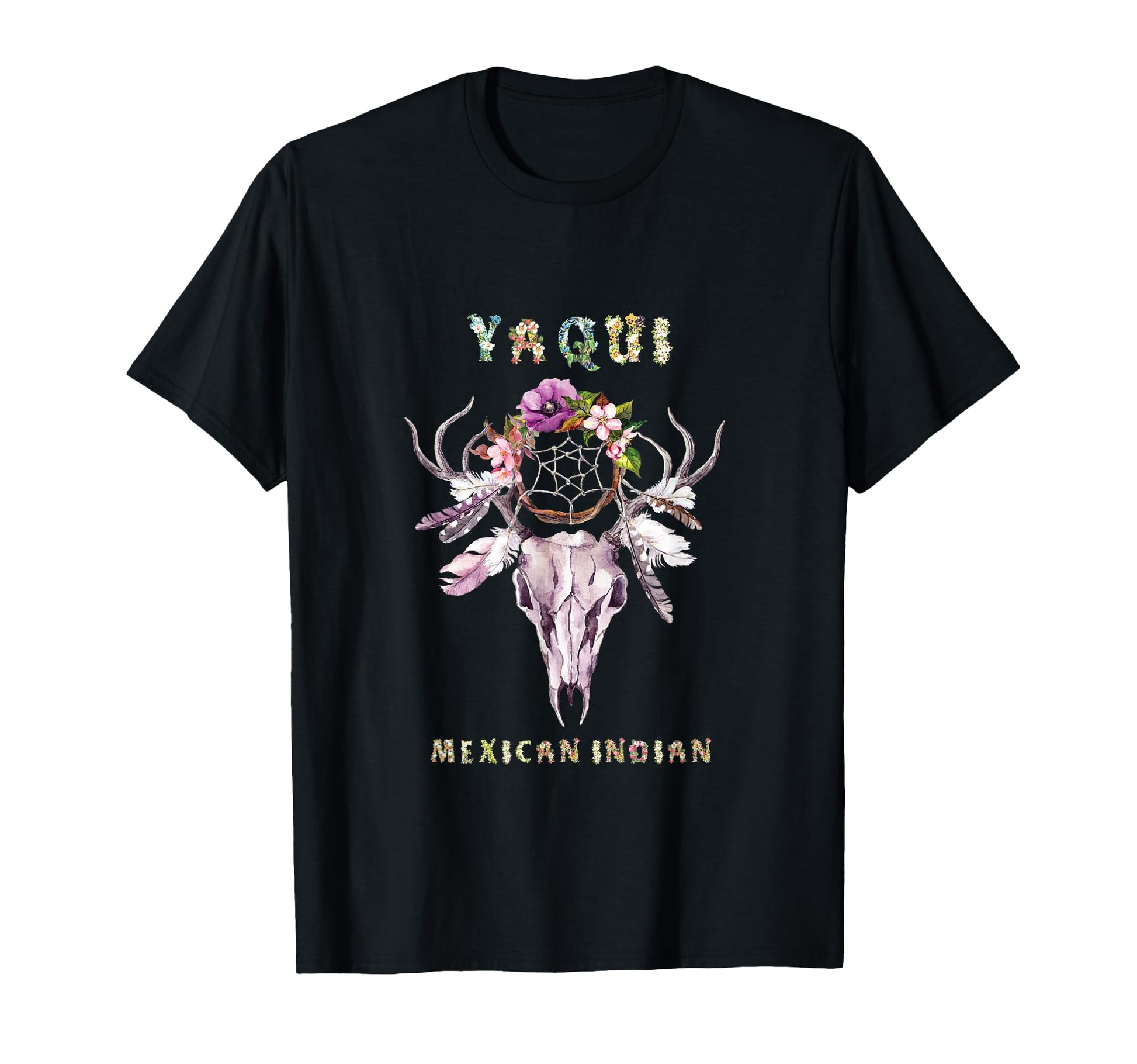 Yaqui Mexican Indian Tribe Boho Floral T-Shirt - Aesthetic Graphic Unisex - T-Shirt, Sweatshirt, Hoodie