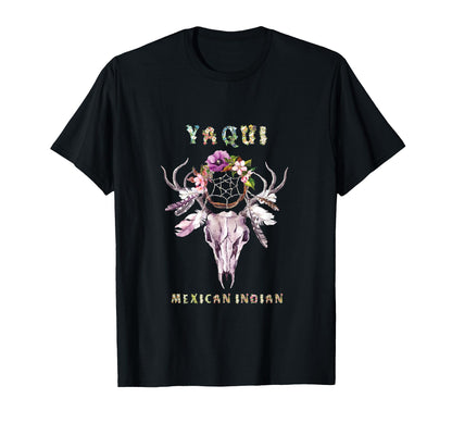 Yaqui Mexican Indian Tribe Boho Floral T-Shirt - Aesthetic Graphic Unisex - T-Shirt, Sweatshirt, Hoodie