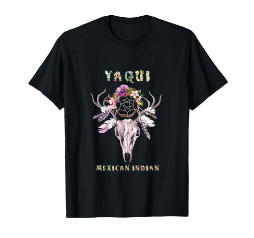 Yaqui Mexican Indian Tribe Boho Floral T-Shirt - Aesthetic Graphic Unisex - T-Shirt, Sweatshirt, Hoodie