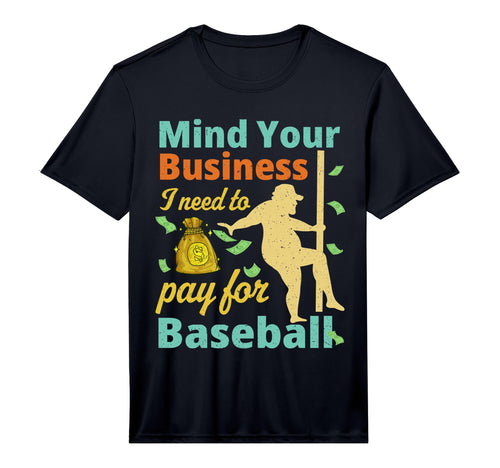 Baseball Dad Performance T-Shirt - Minimalist Print Unisex - T-Shirt, Sweatshirt, Hoodie