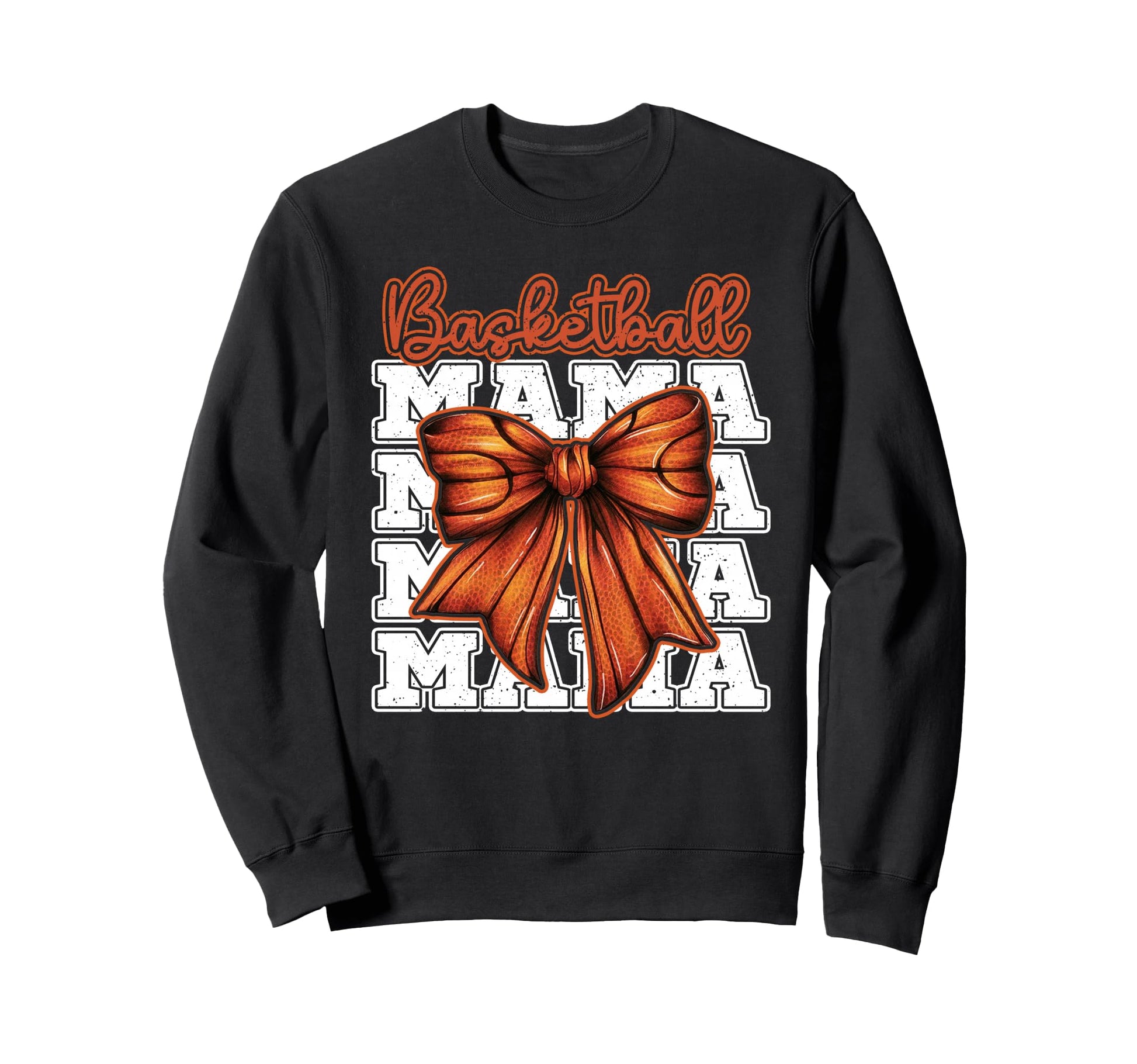 Basketball Mom Coquette Bow Sport Mama Sweatshirt - Novelty Apparel Unisex - T-Shirt, Sweatshirt, Hoodie