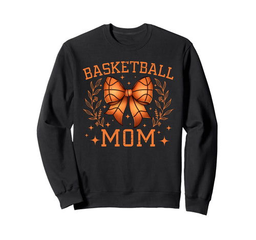 Coquette Bow Basketball Mom Game Sweatshirt - Streetwear Style Men Women - T-Shirt, Sweatshirt, Hoodie