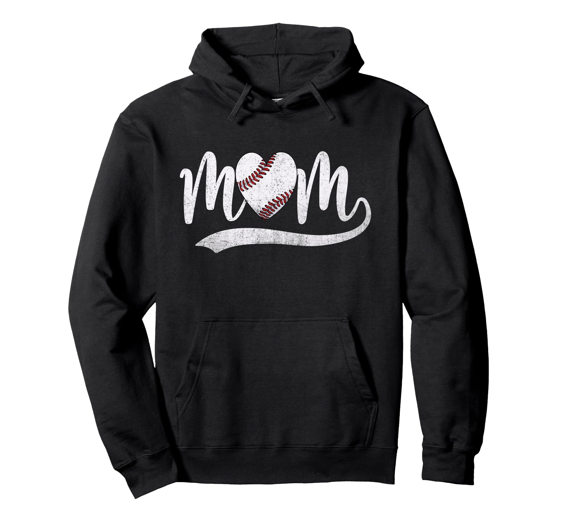 Baseball Mom Happy Mothers Day Hoodie - Minimalist Print Men Women - T-Shirt, Sweatshirt, Hoodie