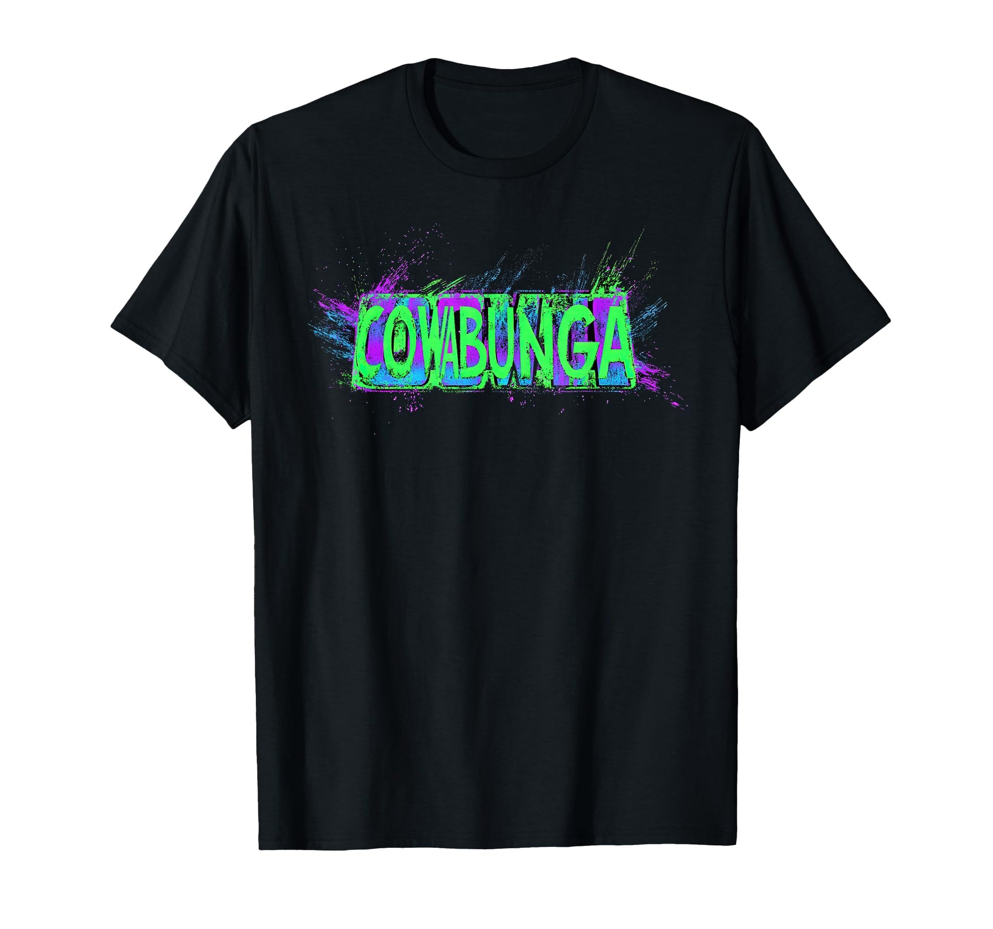 Cowabunga 80S 90S Nostalgia Slang Grunge T-Shirt - Novelty Apparel Unisex - T-Shirt, Sweatshirt, Hoodie
