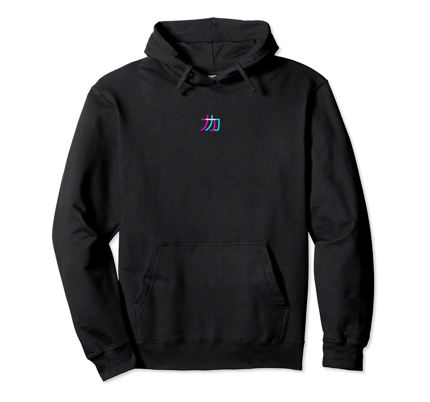 Chikara Japanese Glitch Anime Aesthetic Hoodie - Fun Novelty Design Unisex - T-Shirt, Sweatshirt, Hoodie