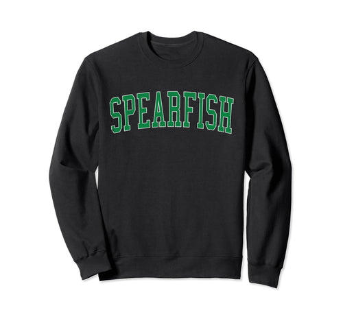 Spearfish Sd Distressed Green Sweatshirt - Custom Art Print Men Women - T-Shirt, Sweatshirt, Hoodie