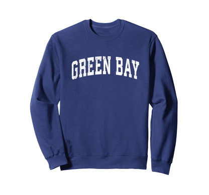 Green Bay Wisconsin Wi Varsity Sweatshirt - Unique Graphic for Adults - T-Shirt, Sweatshirt, Hoodie