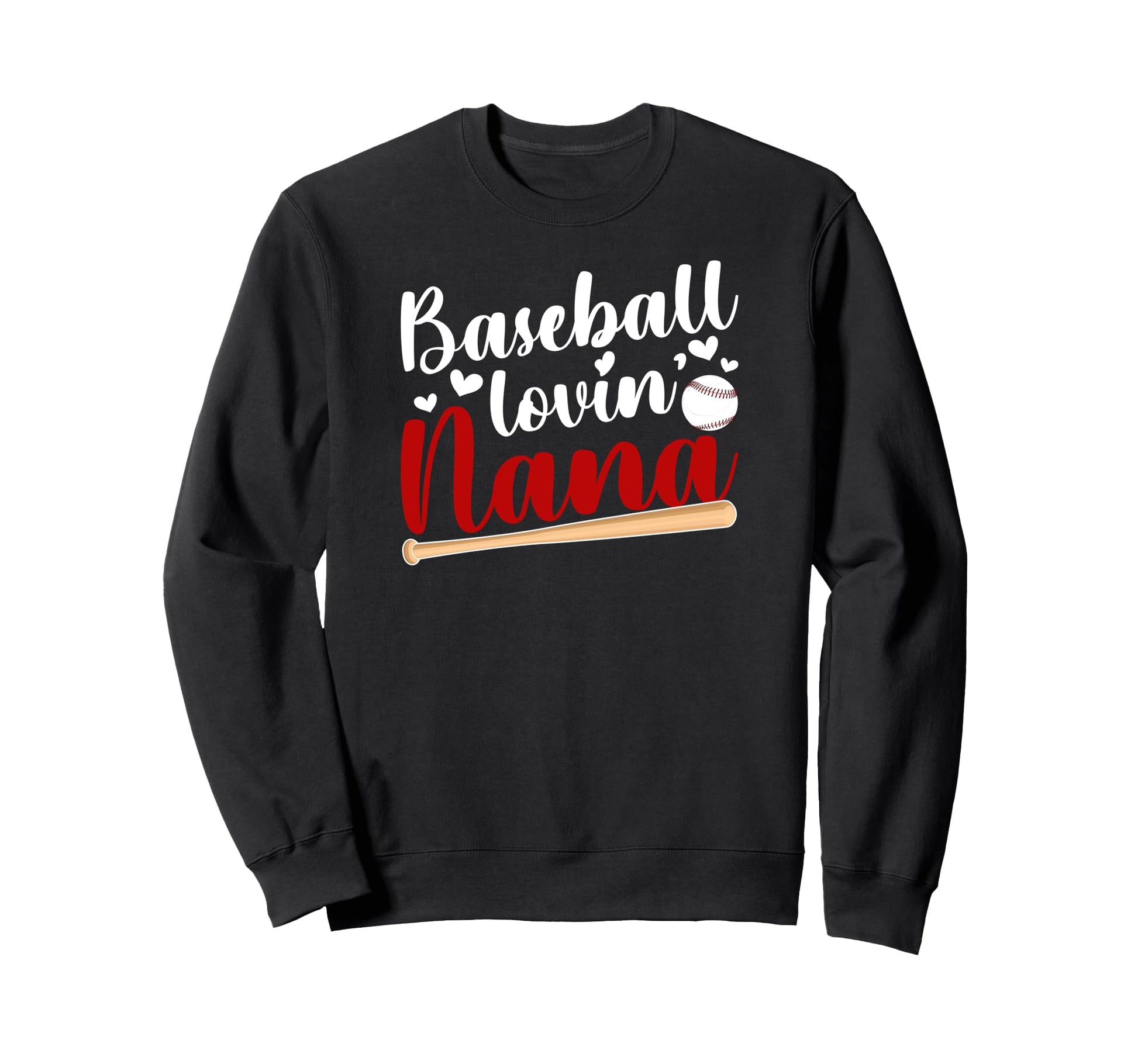 Baseball Lovin Nana Baseball Nana Sweatshirt - Minimalist Print for Adults - T-Shirt, Sweatshirt, Hoodie