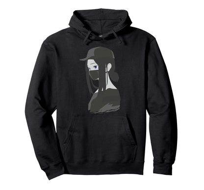 Dark Anime Anti Social Japanese Hoodie - Aesthetic Graphic for Adults - T-Shirt, Sweatshirt, Hoodie