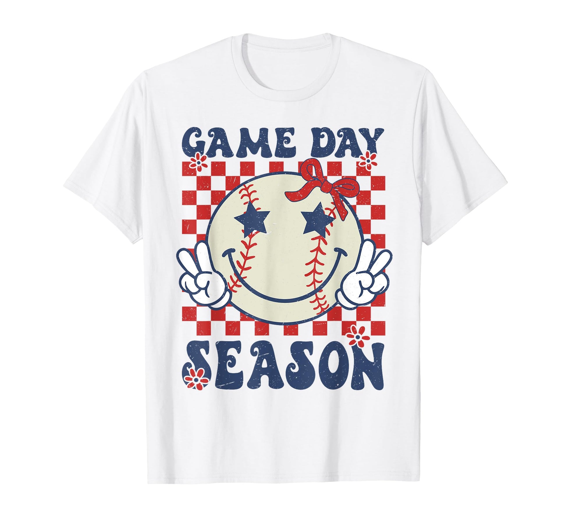 Game Day Season Baseball Groovy Game T-Shirt - Trendy Graphic for Adults - T-Shirt, Sweatshirt, Hoodie