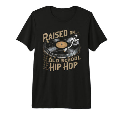 Raised Old School Hip Hop Cassette T-Shirt - Trendy Graphic Men Women - T-Shirt, Sweatshirt, Hoodie