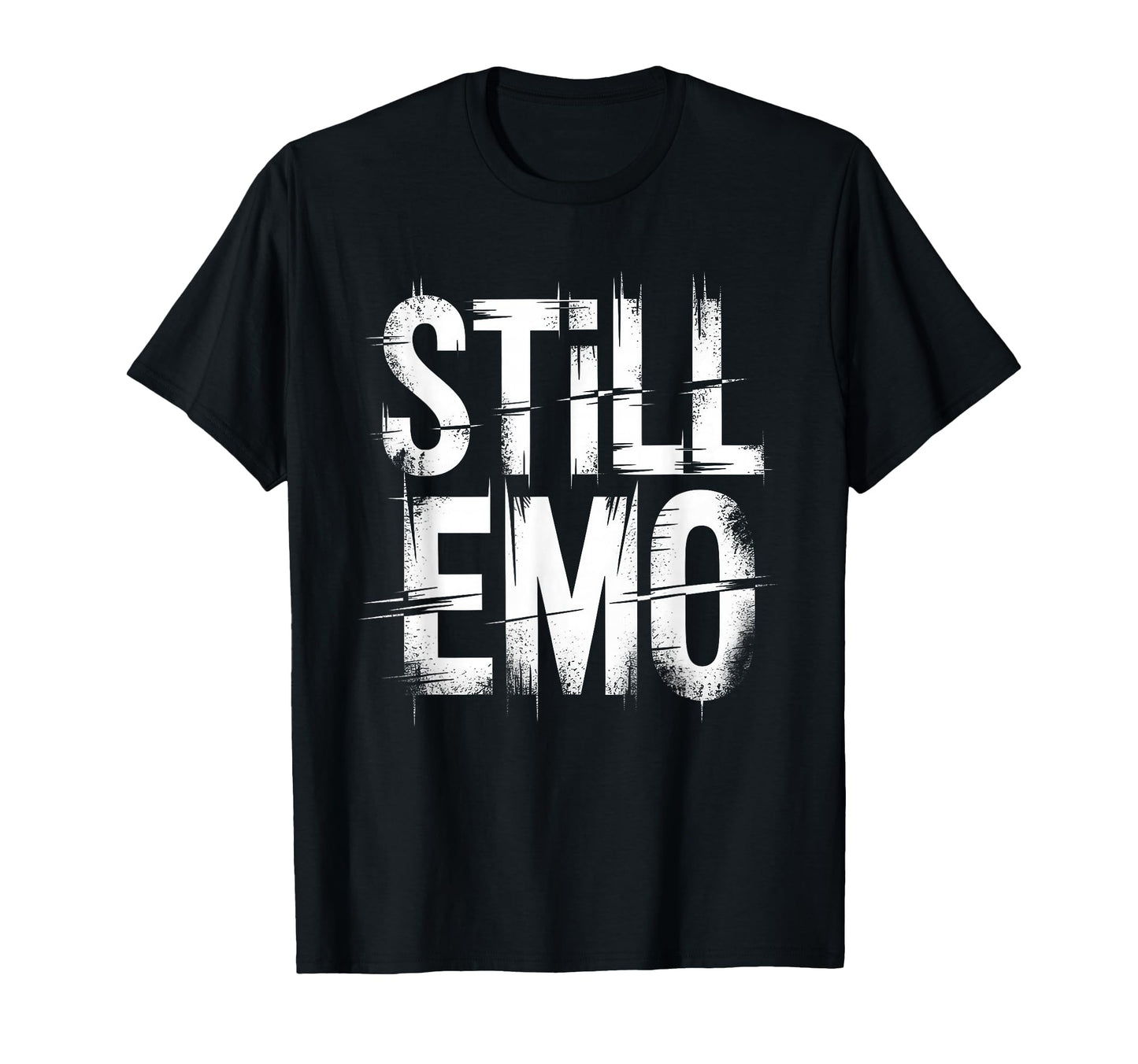 Still Emo Elder Emo Grunge Punk Goth T-Shirt - Minimalist Print Unisex - T-Shirt, Sweatshirt, Hoodie