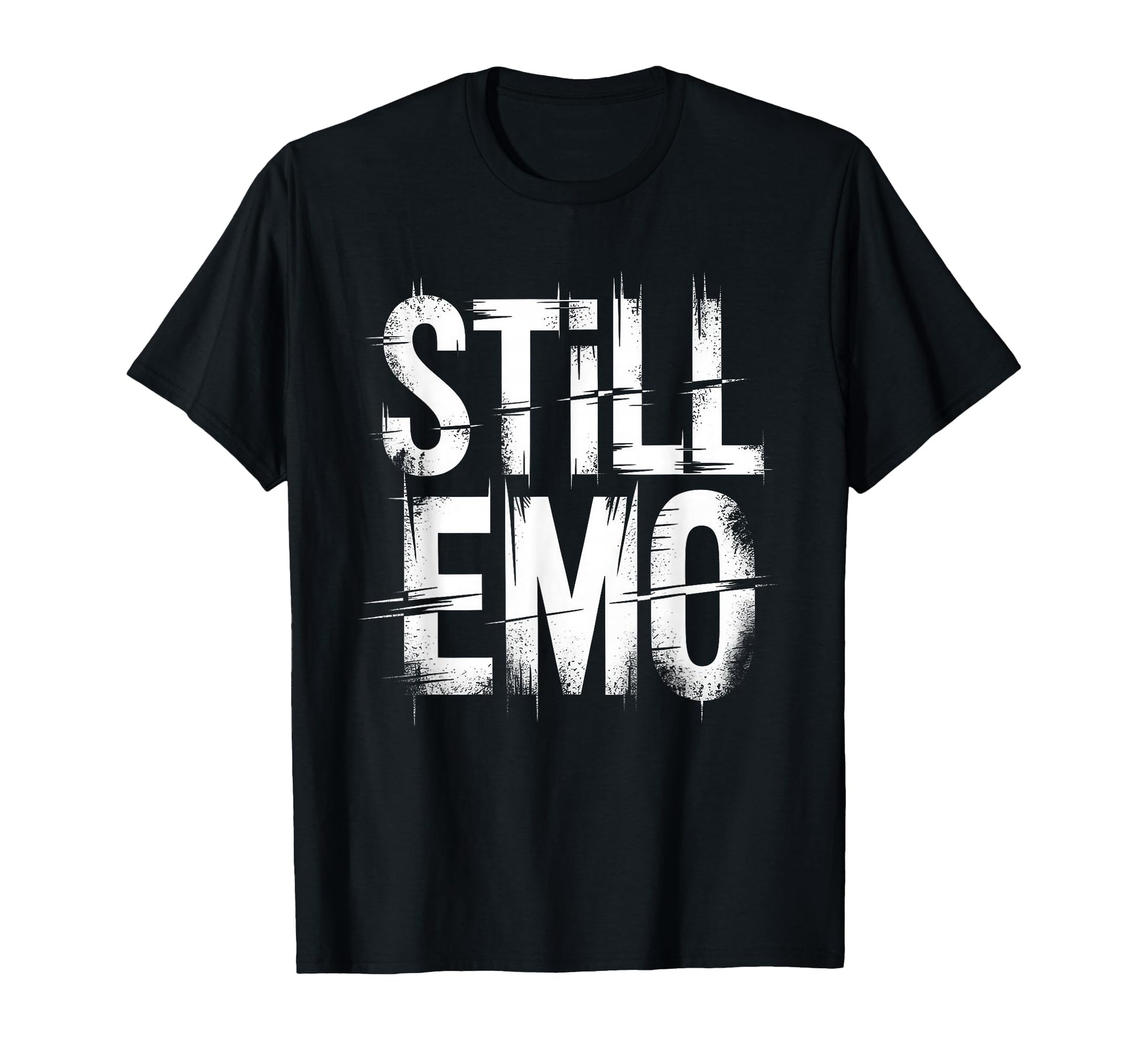 Still Emo Elder Emo Grunge Punk Goth T-Shirt - Minimalist Print Unisex - T-Shirt, Sweatshirt, Hoodie
