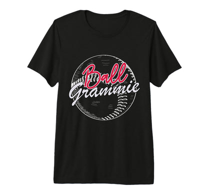 Ball Grammie Baseball Softball T-Shirt - Fun Novelty Design for Adults - T-Shirt, Sweatshirt, Hoodie