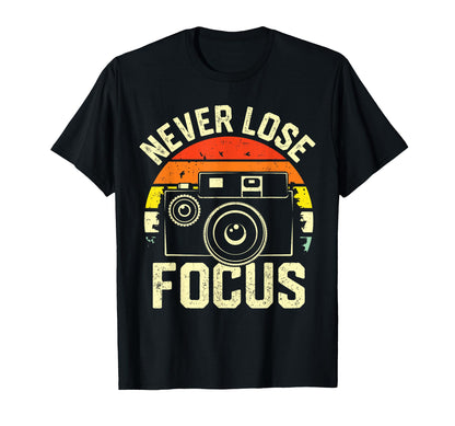 Photography Photographer Never T-Shirt - Casual Everyday Wear for Adults - T-Shirt, Sweatshirt, Hoodie