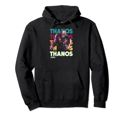 Marvel Infinity War Thanos Rainbow Hoodie - Aesthetic Graphic Men Women - T-Shirt, Sweatshirt, Hoodie