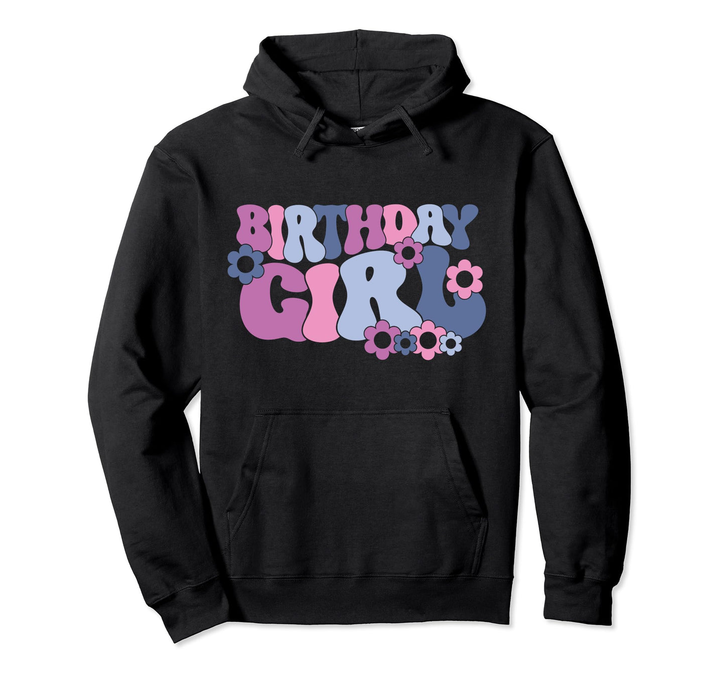 Groovy Birthday Party Boho Hippie Wavy Hoodie - Streetwear Style Unisex - T-Shirt, Sweatshirt, Hoodie