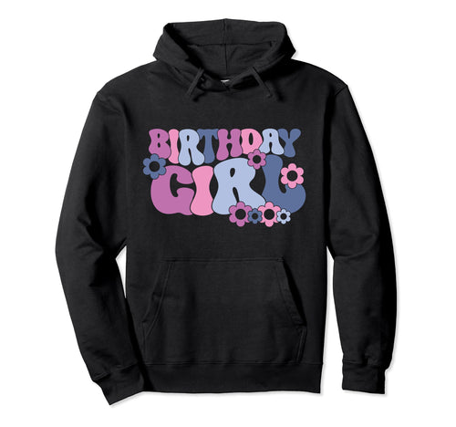 Groovy Birthday Party Boho Hippie Wavy Hoodie - Streetwear Style Unisex - T-Shirt, Sweatshirt, Hoodie