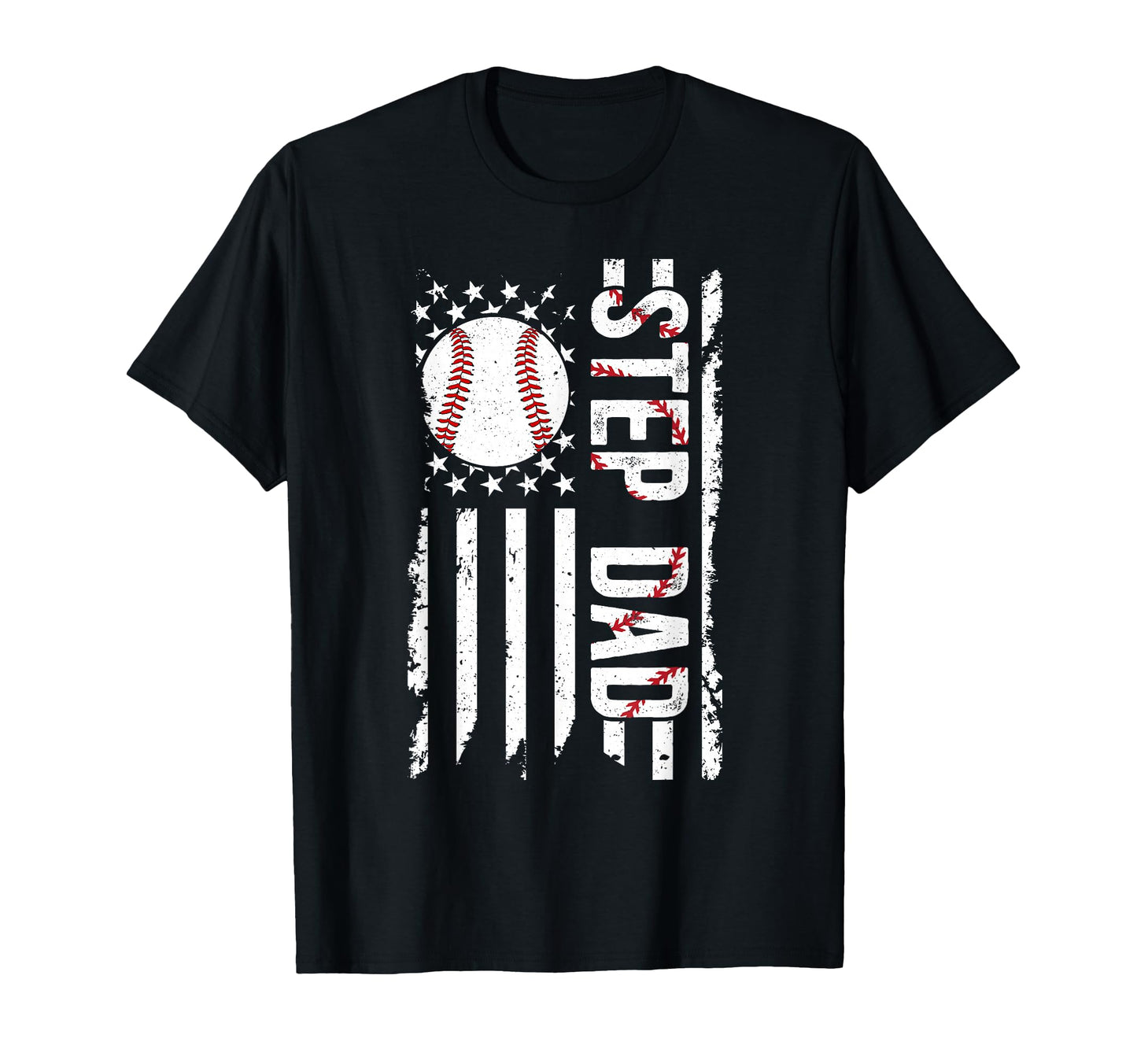 Baseball Step Dad Baseball T-Shirt - Casual Everyday Wear for Adults - T-Shirt, Sweatshirt, Hoodie