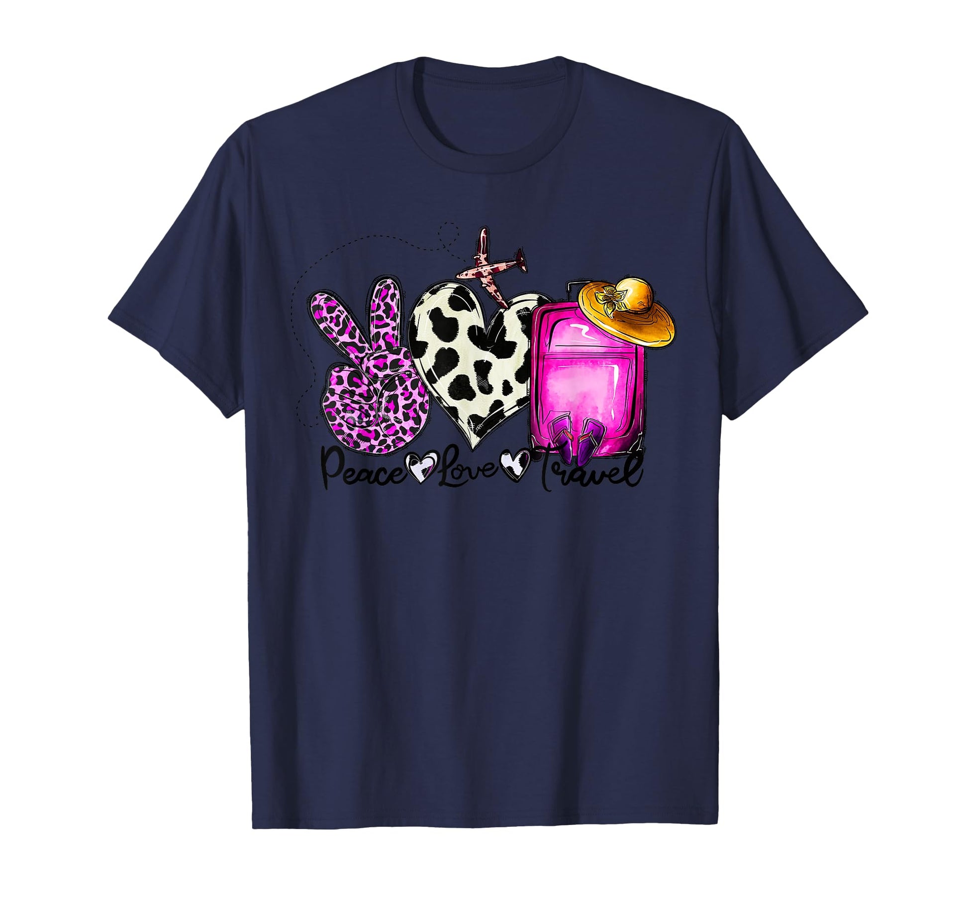 Peace Love Travel T-Shirt - Streetwear Style Men Women - T-Shirt, Sweatshirt, Hoodie