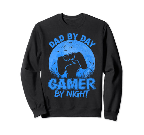 Dad Day Gamer Night Funny Gaming Sweatshirt - Minimalist Print Men Women - T-Shirt, Sweatshirt, Hoodie