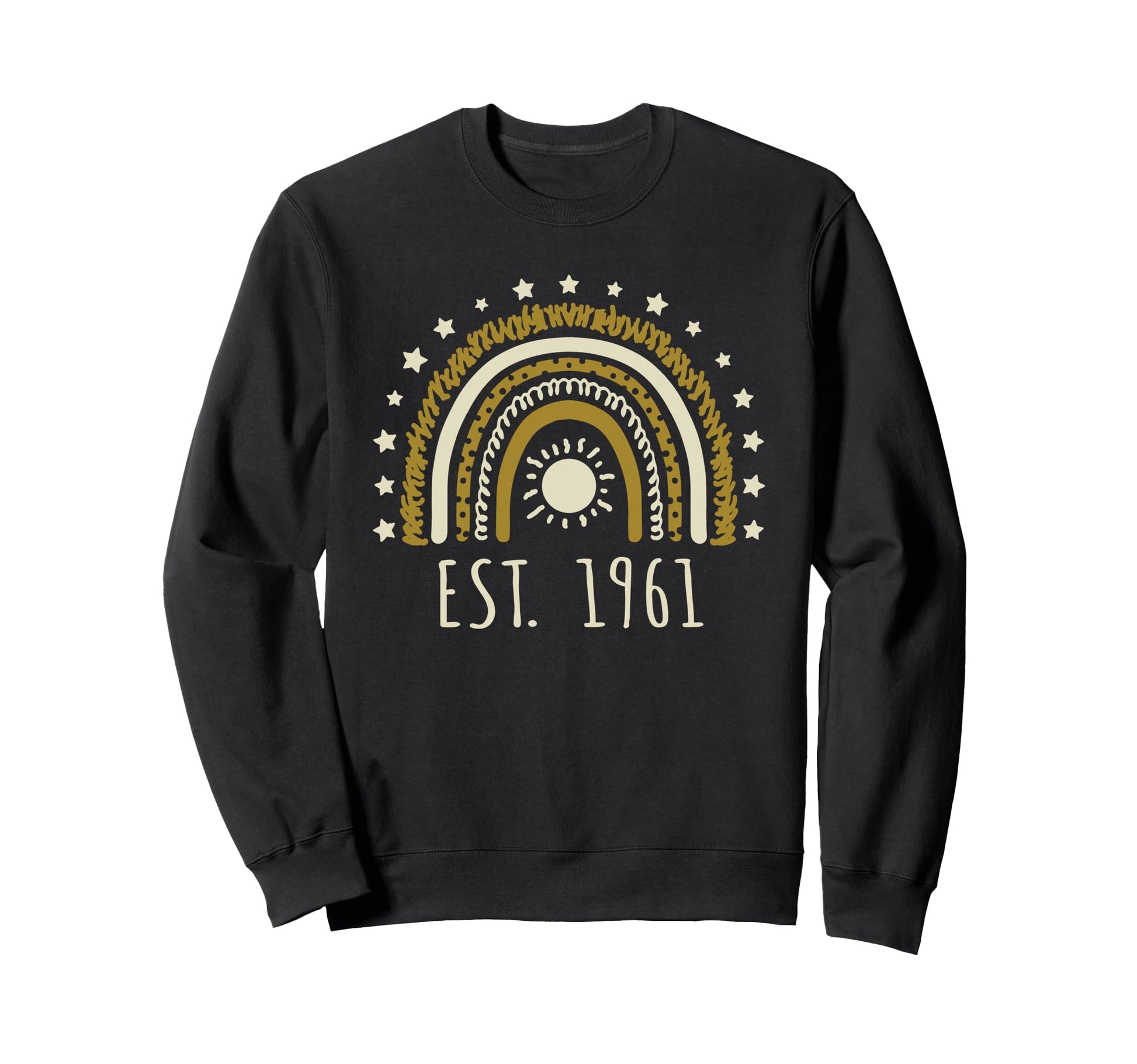 Est 1961 Rainbow Established 1961 Sweatshirt - Custom Art Print Unisex - T-Shirt, Sweatshirt, Hoodie