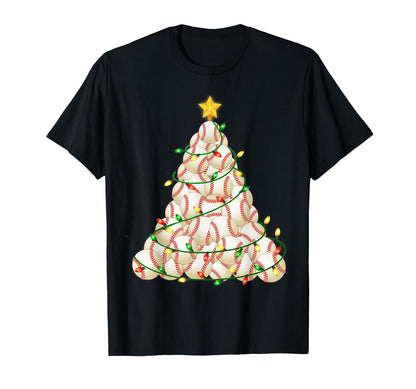 Baseball Tree Pajamas Player Coach T-Shirt - Custom Art Print Men Women - T-Shirt, Sweatshirt, Hoodie
