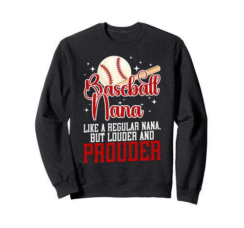 Baseball Nana Definition Nana Sweatshirt - Trendy Graphic for Adults - T-Shirt, Sweatshirt, Hoodie
