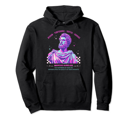 Marcus Aurelius Y2K Aesthetic Stoic Hoodie - Casual Everyday Wear Unisex - T-Shirt, Sweatshirt, Hoodie