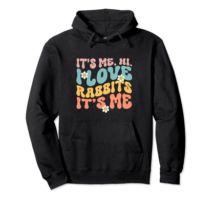 Boho Bunny Love Bunnies Rabbits Hoodie - Minimalist Print for Adults - T-Shirt, Sweatshirt, Hoodie