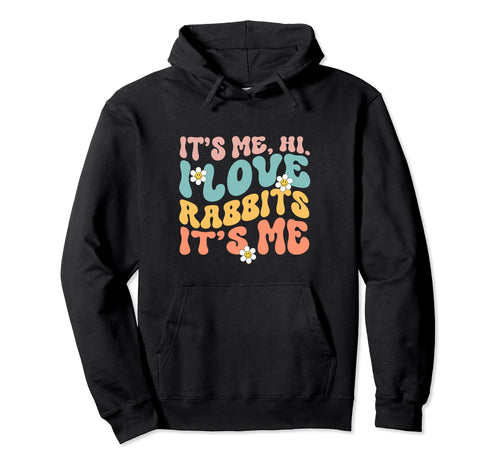 Boho Bunny Love Bunnies Rabbits Hoodie - Minimalist Print for Adults - T-Shirt, Sweatshirt, Hoodie