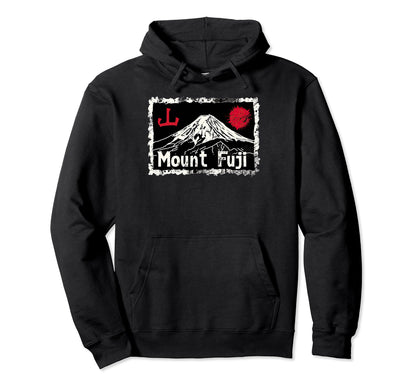 Mount Fuji Japan Landmark Streetwear Hoodie - Novelty Apparel Men Women - T-Shirt, Sweatshirt, Hoodie