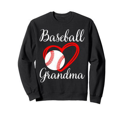 Baseball Grandma Family Matching Sweatshirt - Minimalist Print Unisex - T-Shirt, Sweatshirt, Hoodie