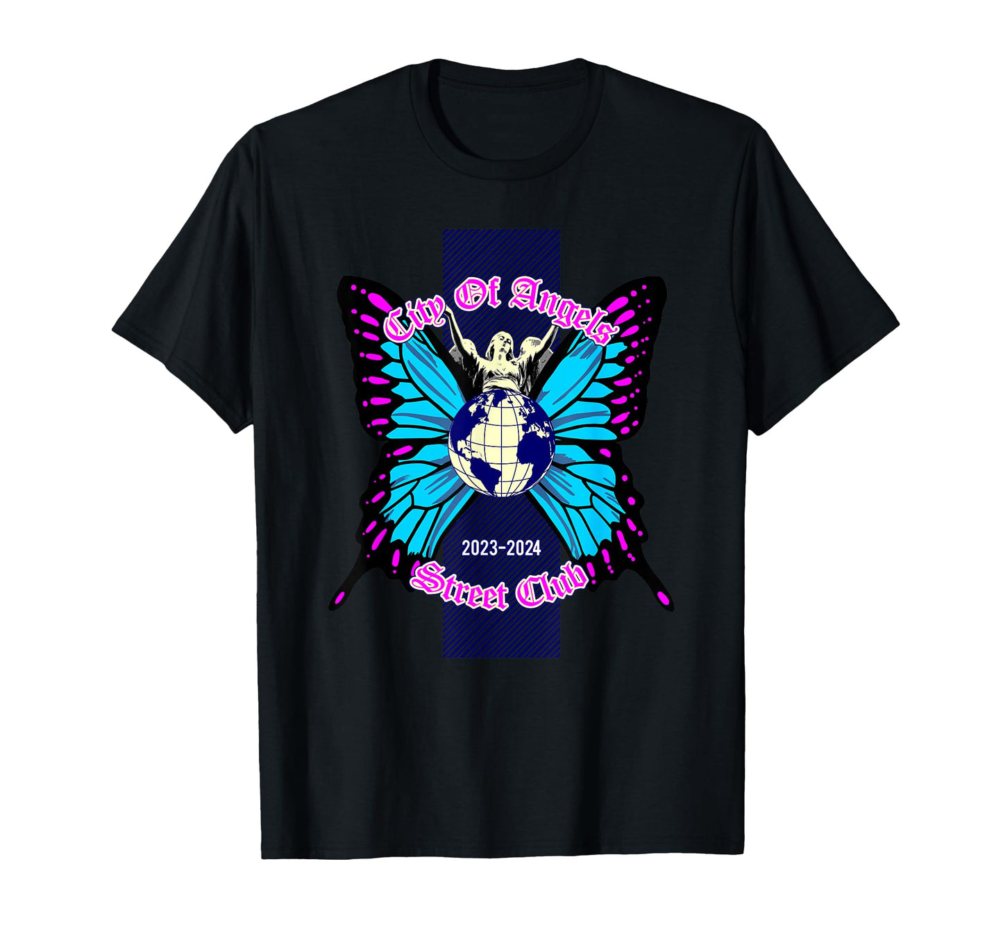 Butterfly City Angels Y2K Grunge T-Shirt - Minimalist Print Unisex - T-Shirt, Sweatshirt, Hoodie