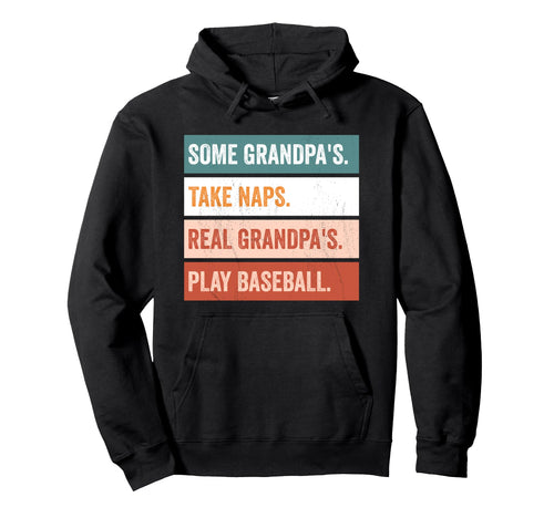 Funny Grandfather Real Grandpas Play Hoodie - Custom Art Print for Adults - T-Shirt, Sweatshirt, Hoodie