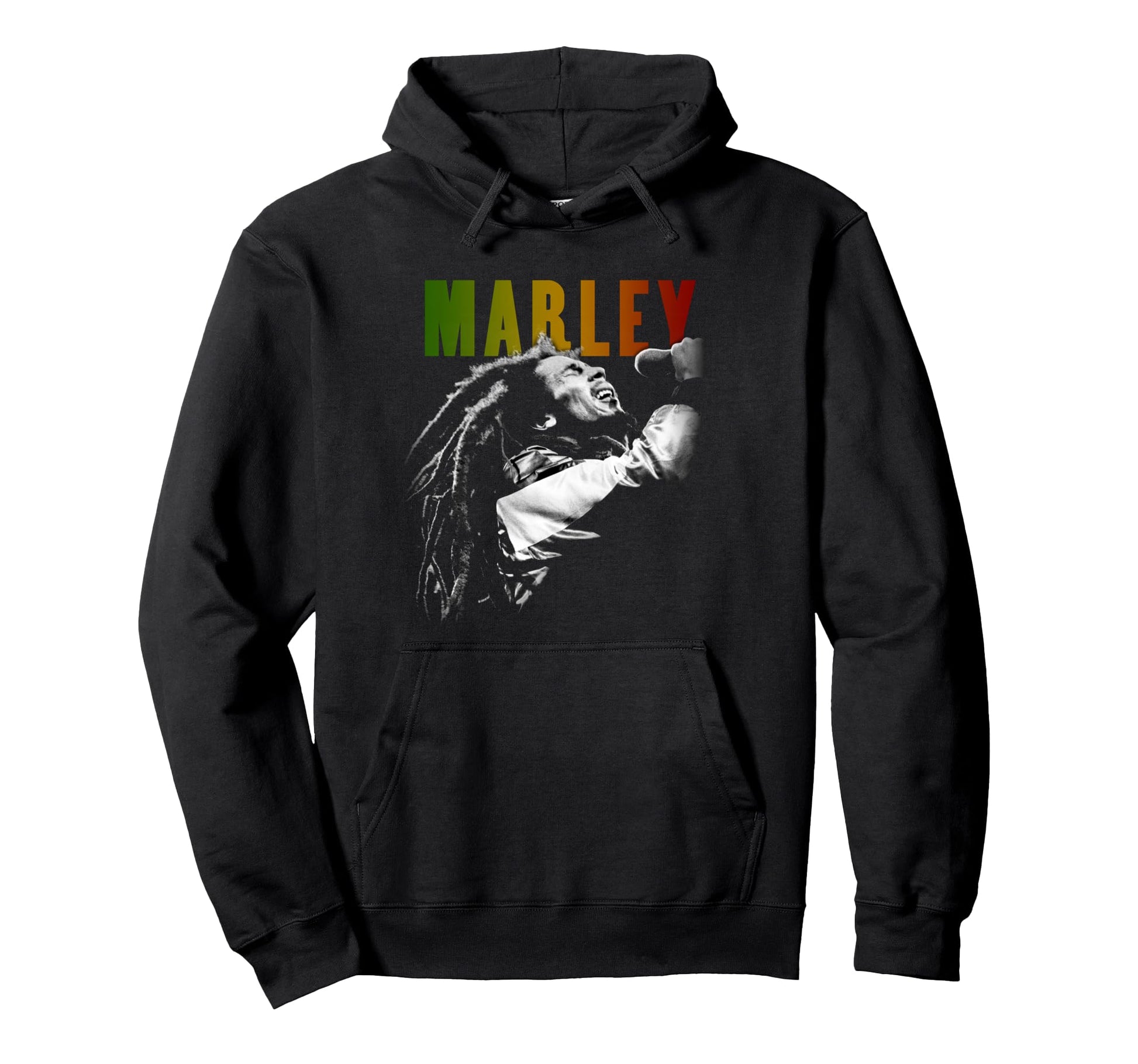 Bob Marley Rastaman Vibration Washed Hoodie - Aesthetic Graphic Men Women - T-Shirt, Sweatshirt, Hoodie