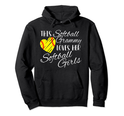 Grammys Softball Love Hoodie - Trendy Graphic Men Women - T-Shirt, Sweatshirt, Hoodie