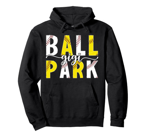 Ballpark Gigi Grandma Softball Baseball Hoodie - Custom Art Print Unisex - T-Shirt, Sweatshirt, Hoodie