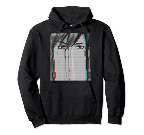 Vaporwave Aesthetic Sad Anime Japanese Hoodie - Graphic Print Men Women - T-Shirt, Sweatshirt, Hoodie