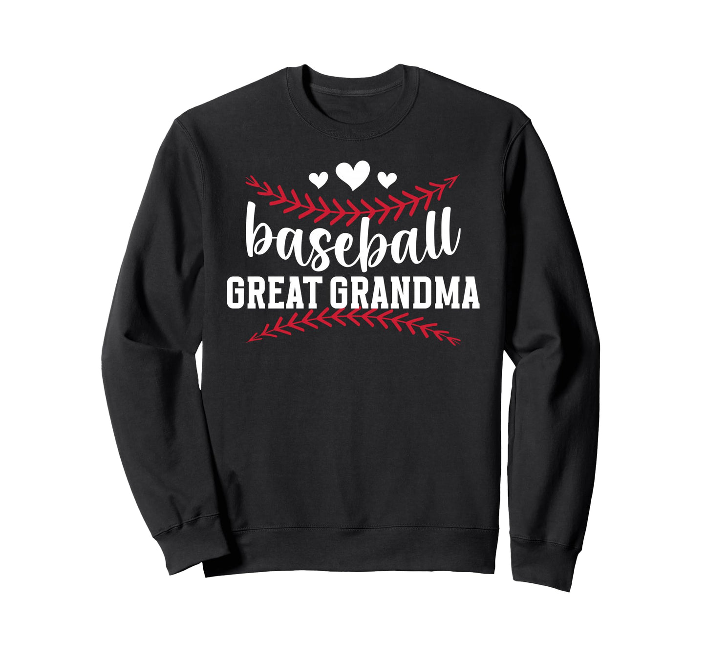 Baseball Great Grandma Baseball Sweatshirt - Custom Art Print for Adults - T-Shirt, Sweatshirt, Hoodie